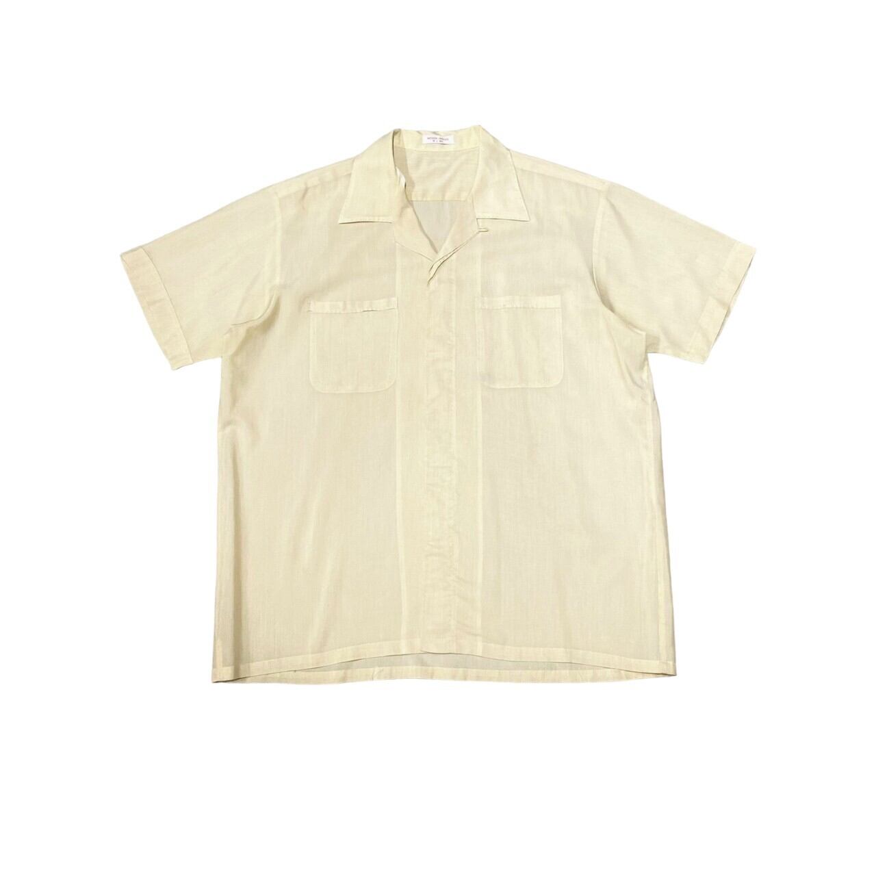 Vintage - Open Collar Shirt (size-L) ¥11000+tax