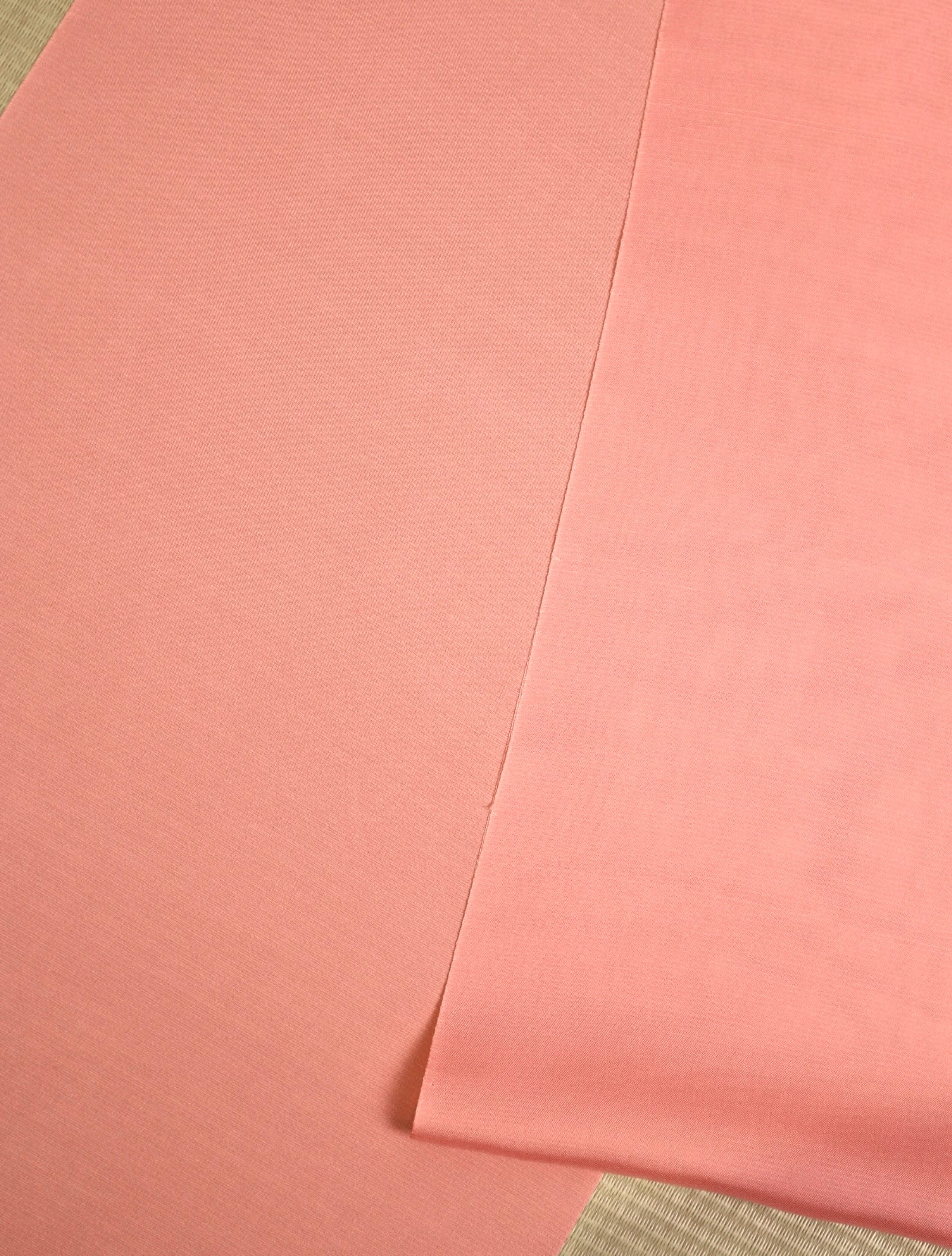 洗える正絹長襦袢 無地染 王上布 ピンク | きもののここち 透佳