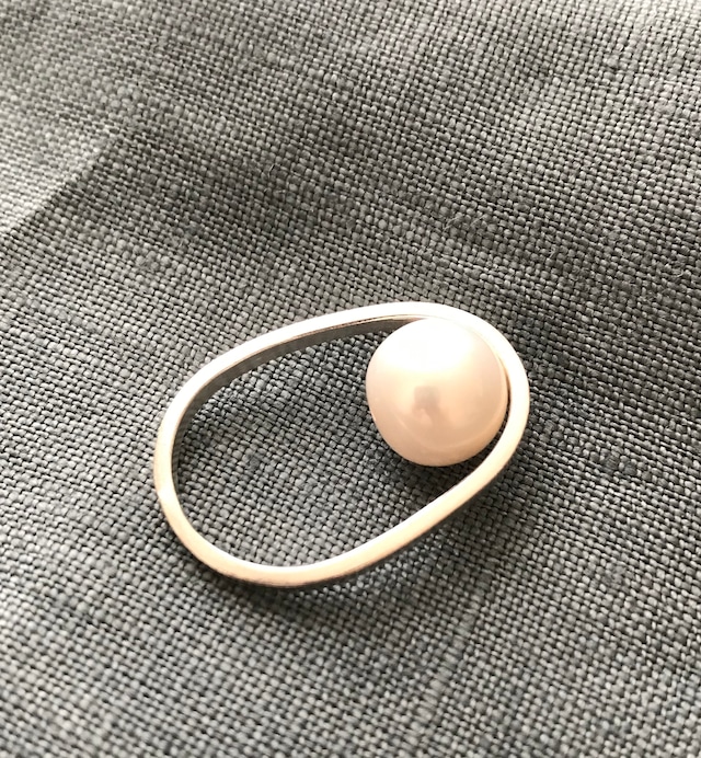 pearl ring （PeR-3） brass 10号程  M-9.8