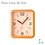 KATOMOKU muku clock 19 オーク km-133OA 掛け時計
