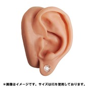 [PIAcollection] 透明ピアス ボディピアス 0g アクリル ダブルフレアアイレット クリア ネジ式 シークレットピアス ボディーピアス ボディピ ピアス 突起除去特別加工 dfacr4cL0g