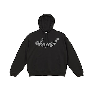 drowsy.. CAT BACK PRINT HOODIE / 22SS / BK-gr