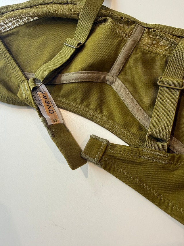 OVERNEATH/Bra083 スムース×レース　MOSS