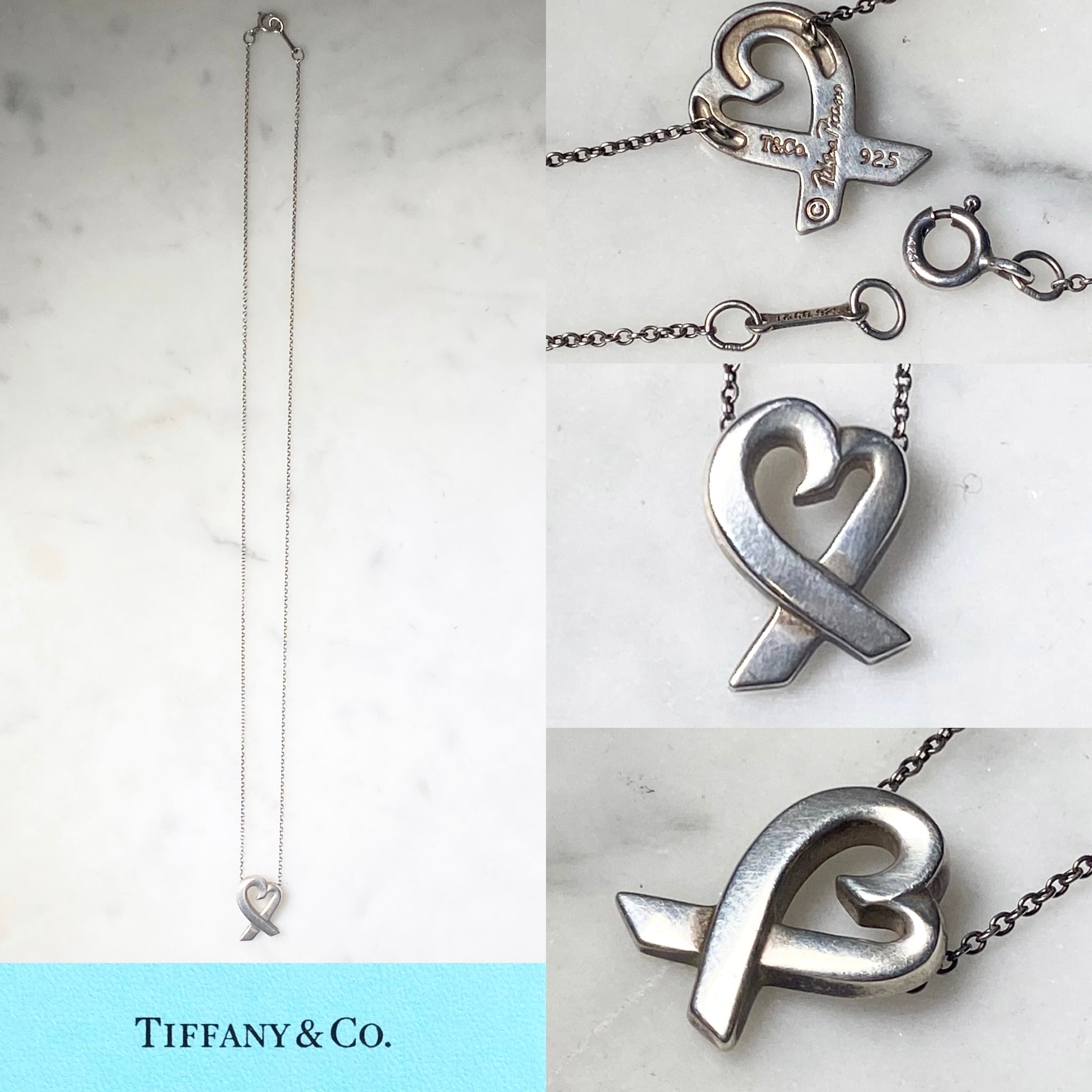 TIFFANY & Co.】Loving Heart Silver ネックレス vintage TIFFANY silver “Loving Heart” pendant necklace | NOIR ONLINE