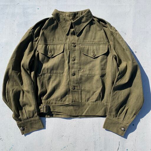 40s 50s ブリディッシュ ARMY ジャケット　militaryカラーグリーン