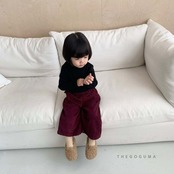 【取寄】THE GOGUMA ふんわり無地タートルネックTシャツ｜冬服｜韓国子供服
