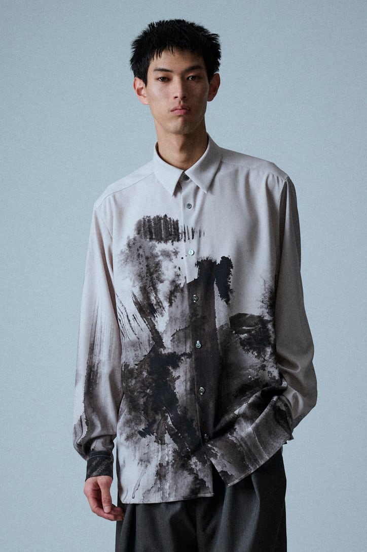 トップス UJOH collarless over shirt TOPS | UJOH ― UJOH ONLINE SHOP 【UJOH公式通販】