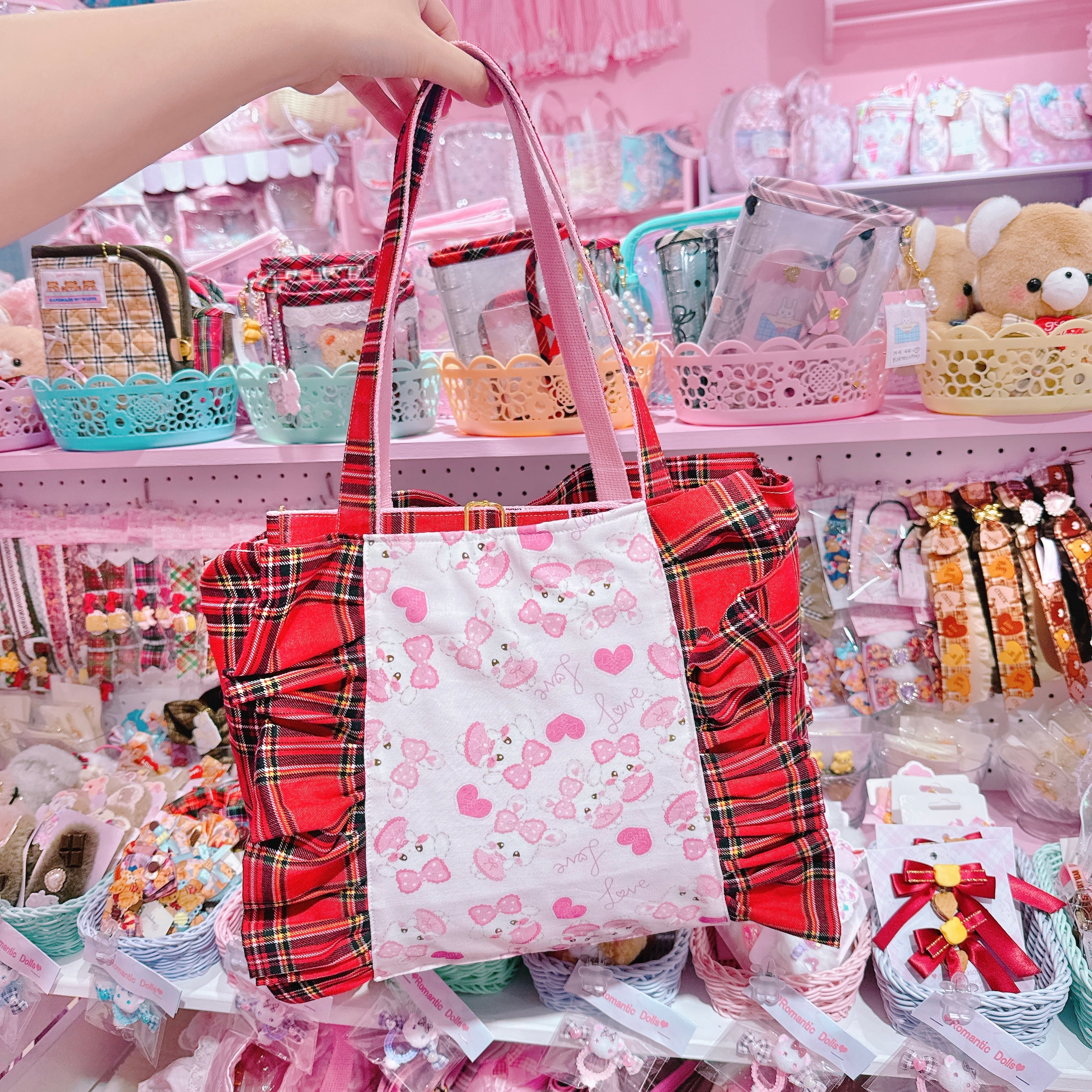 【F1】69-4 2wayフリルトートバッグ大