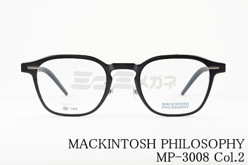 MACKINTOSH PHILOSOPHY 単式 跳ね上げ メガネ MP-3008 col.02 ウェリントン マッキントッシュフィロソフィー 正規品