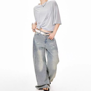 American Loose Blouse Short sleeve shirt 125240