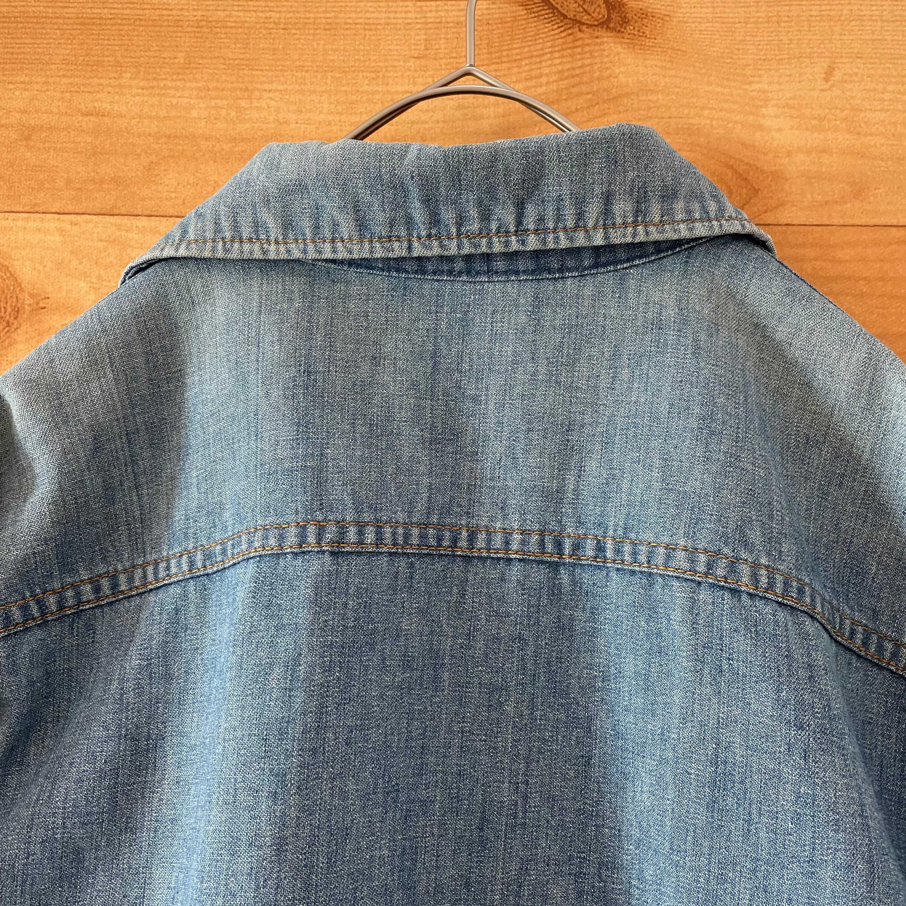 Lee】70s USA製 黒タグ デニムジャケット gジャン リー ヴィンテージ