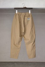 乘鞍印　綿麻平織モンペズボン　（ベージュ）