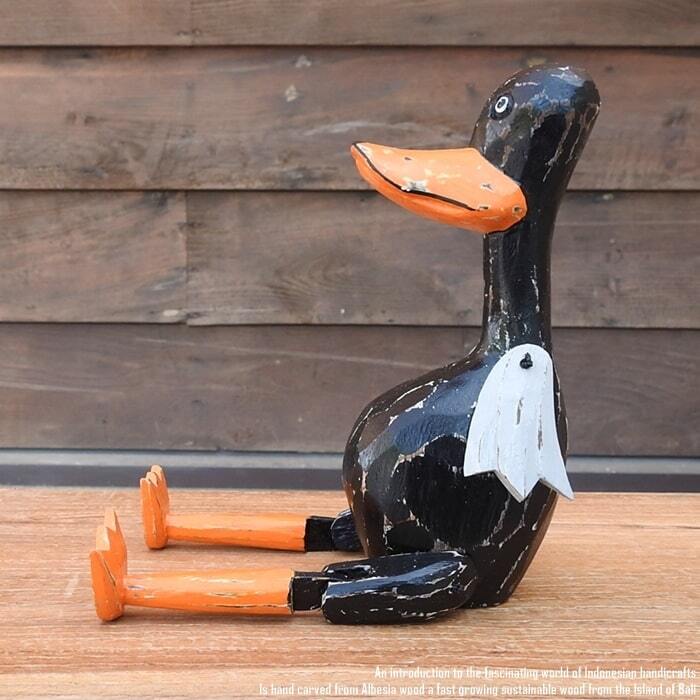 トリ　アヒル　カモ　木彫　オブジェ　置物　インテリア　工芸品　美術品　A1287 トリ アヒル カモ 木彫 オブジェ 置物 インテリア 工芸品 美術品 A1287