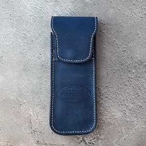 FLAP PEN CASE ・ LINCOLN (COBALT)