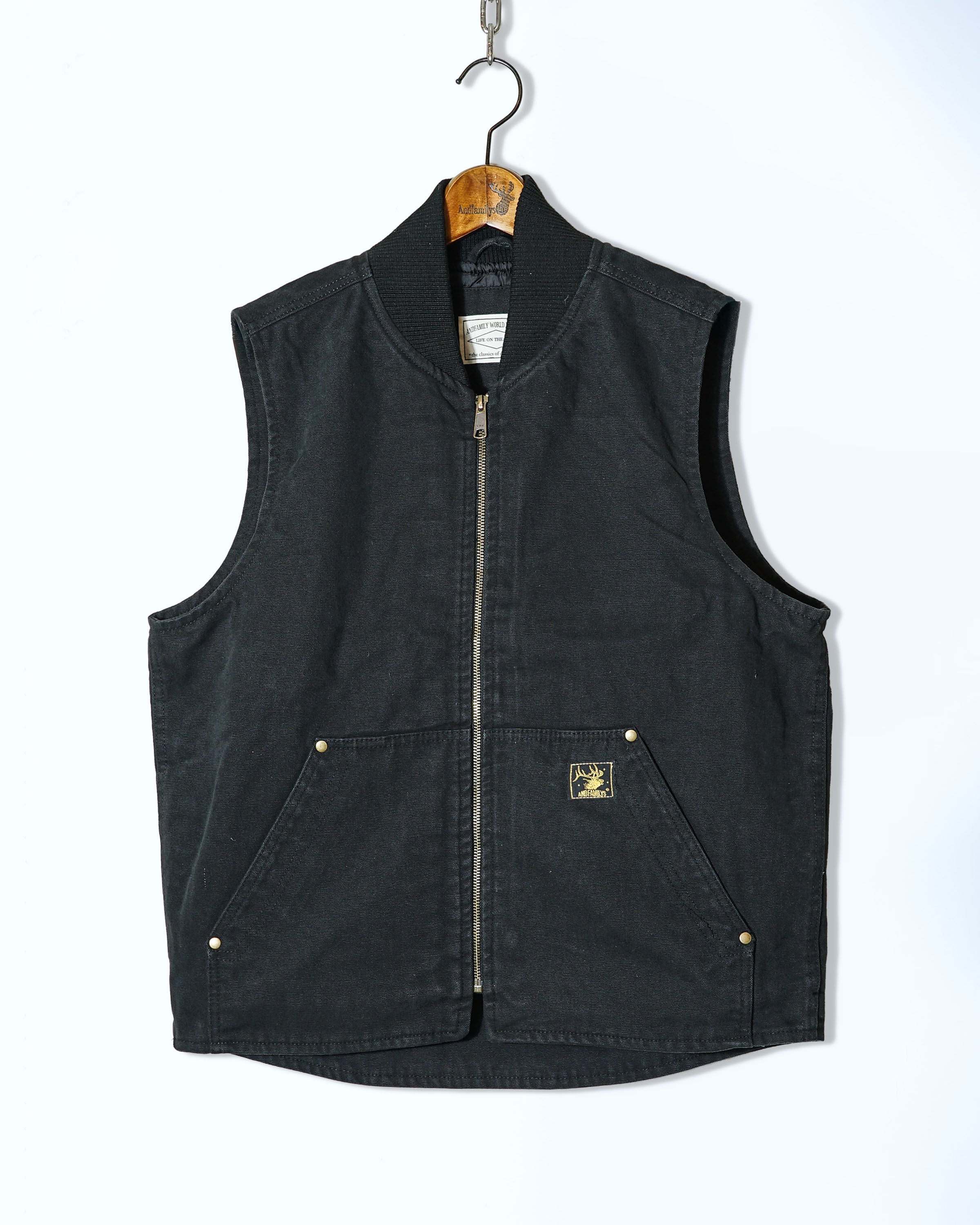 Carhartt カーハート 企業ロゴ刺繍入り ダック地 ベスト キルティング