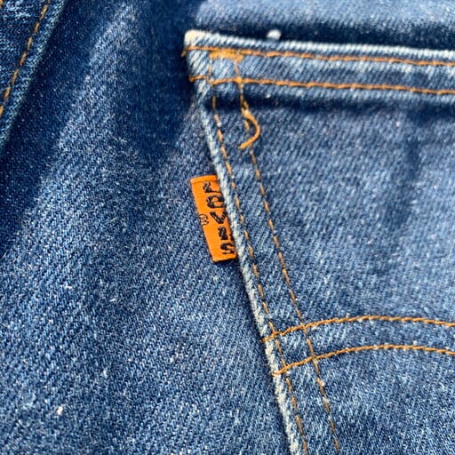 80's Levi's リーバイス 646-0217 ベルボトムデニム フレア 刻印532 82年 セミオートマチックジッパー オレンジタブ  スモールe 濃紺 ハチノス W30~W31 USA製 希少 ヴィンテージ BA-983 RM1352H | agito vintage powered  by