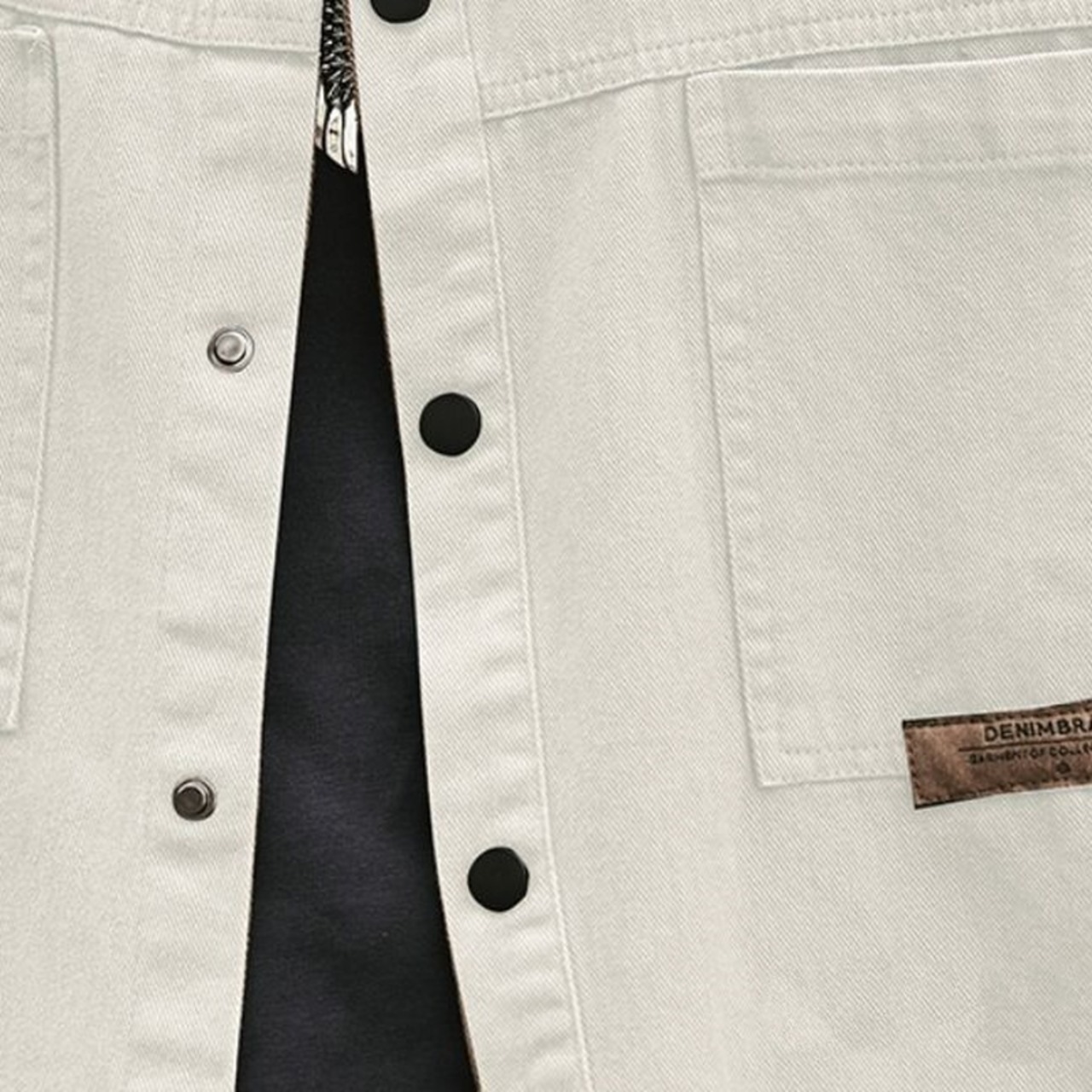 Denim Button-Down Shirt ◇H0271