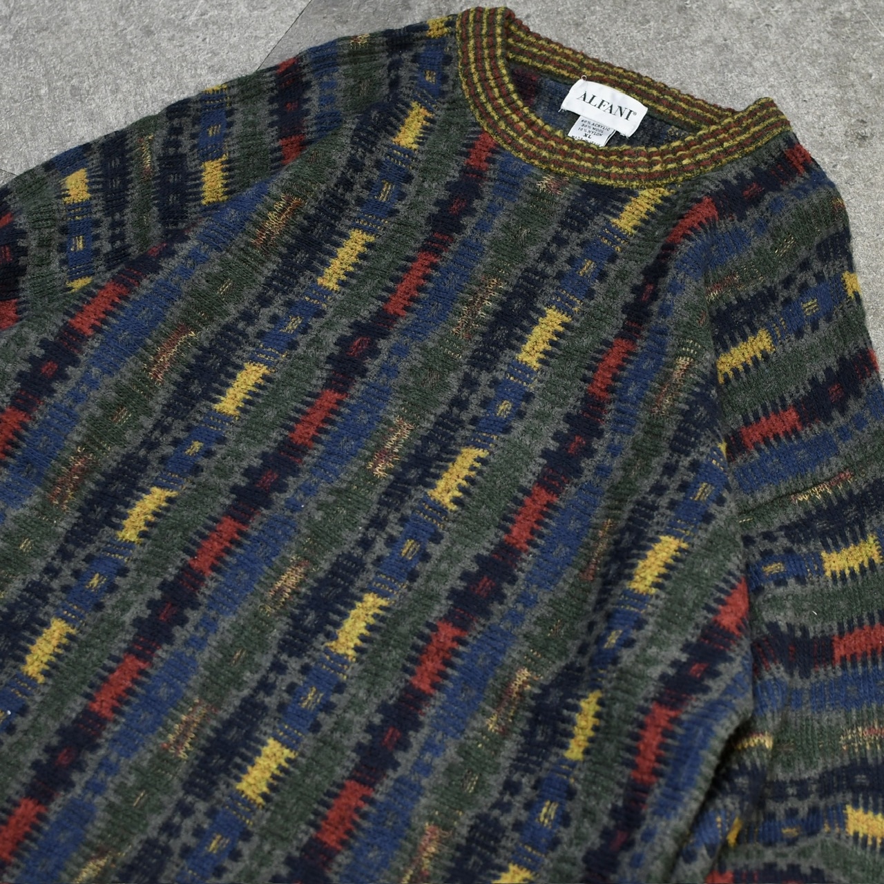 ALFANI acrylic wool design knit