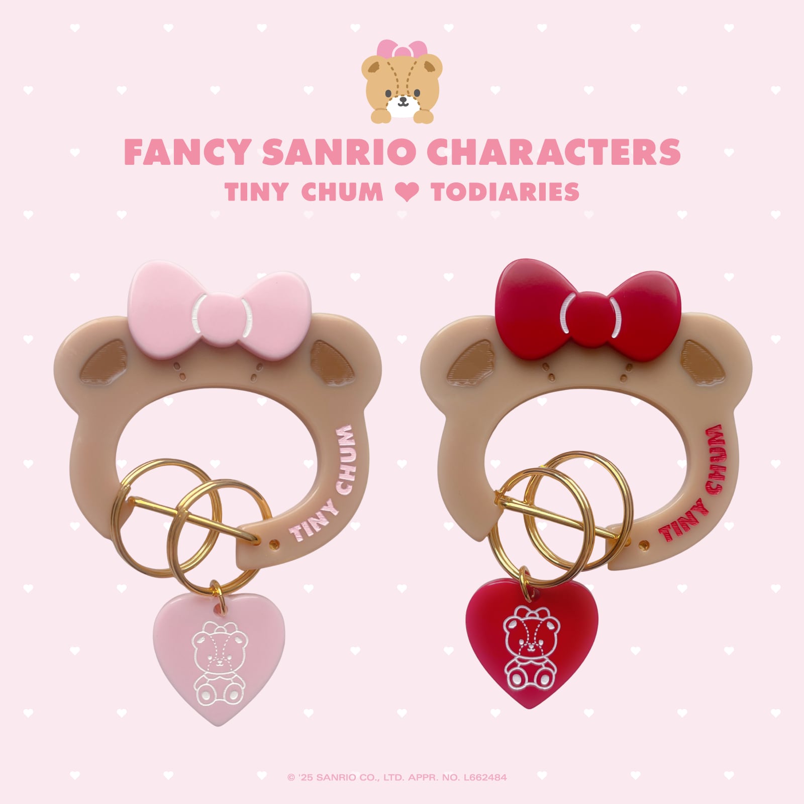 TODIARIES × FANCY SANRIO CHARACTERS・TINY CHUM カラビナ / RED