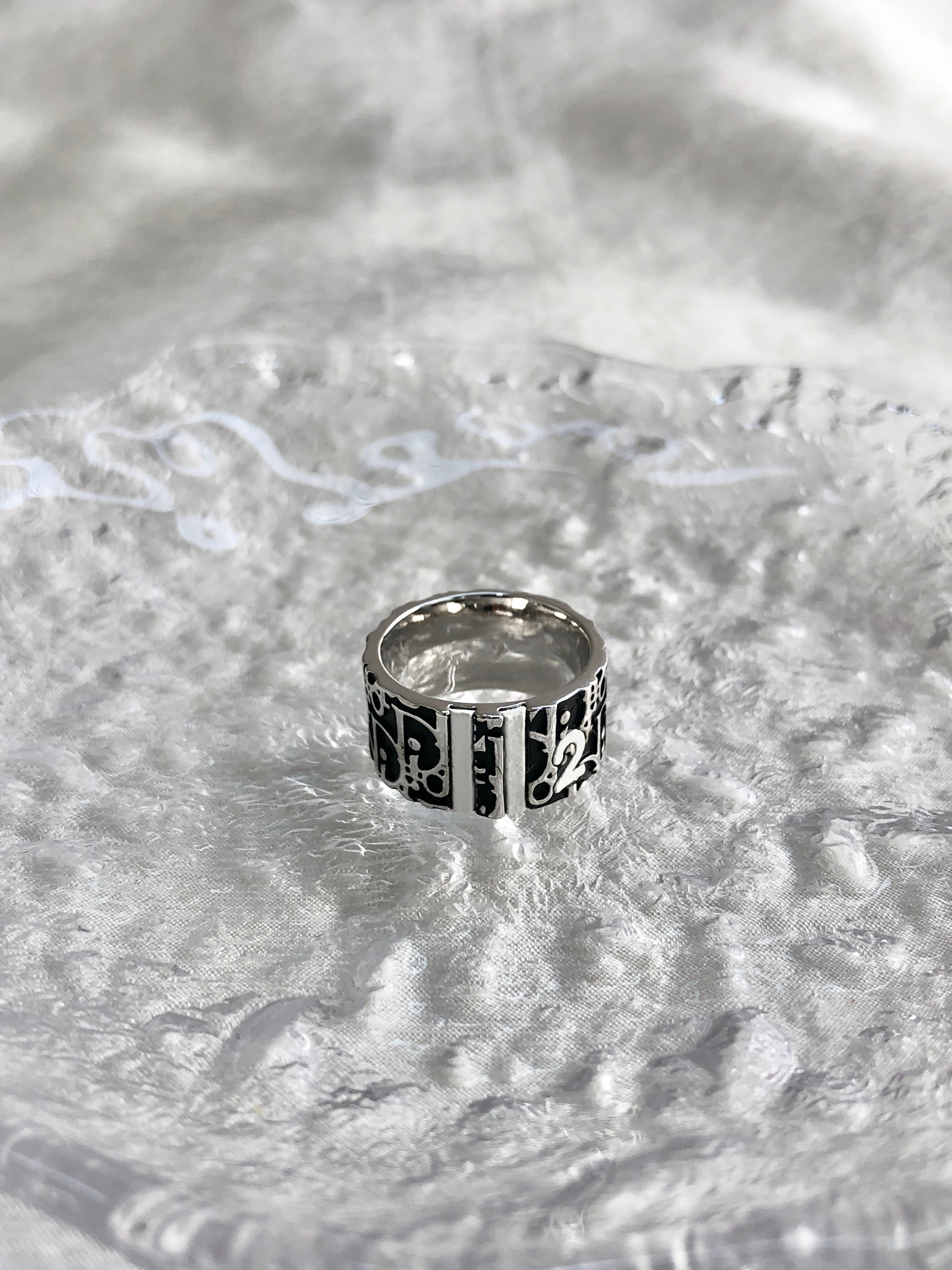 Christian Dior クリスチャン ディオール トロッター 指輪 ブラック