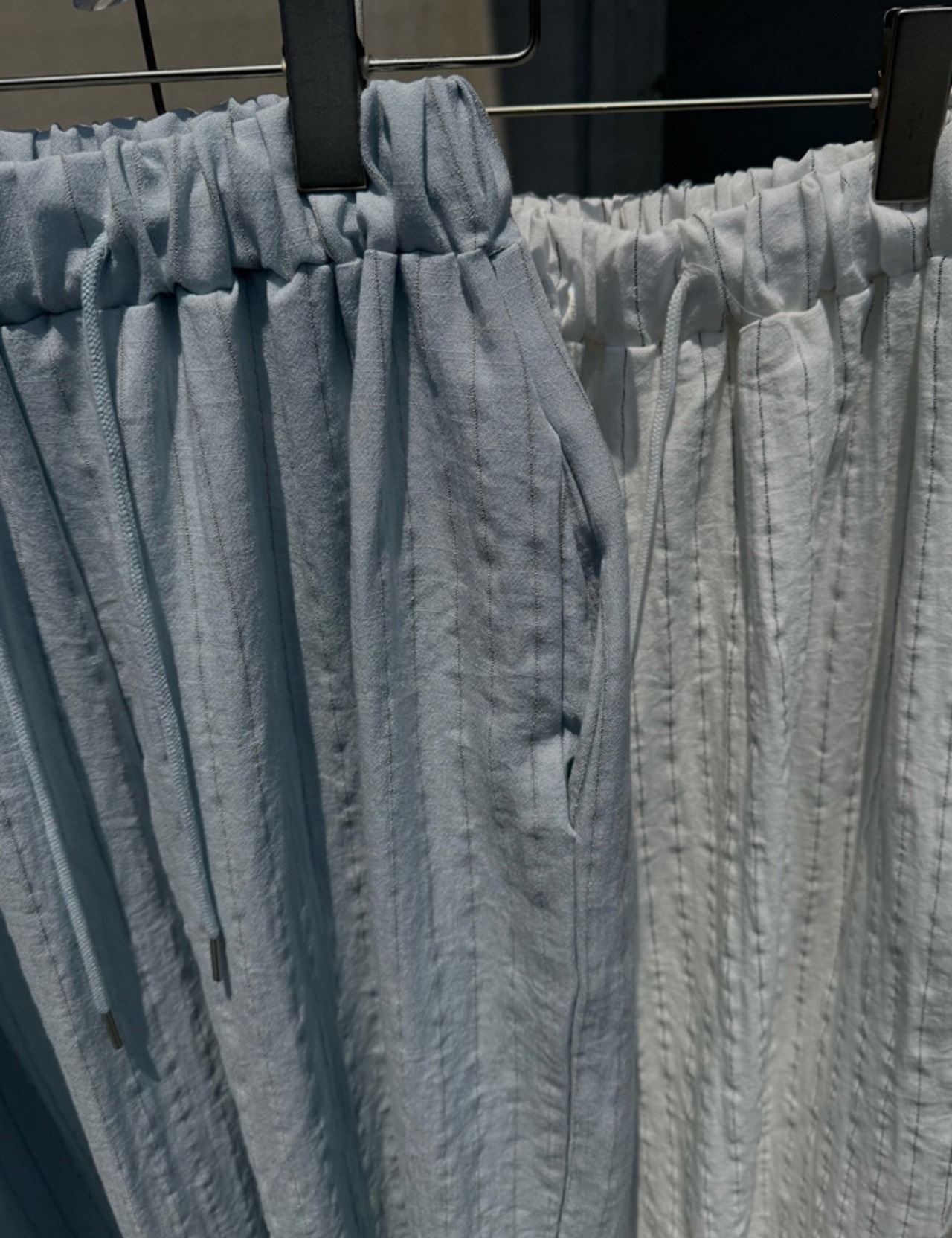 【新作5％OFF・3日間】Stripe Loose Summer Pants _2colors
