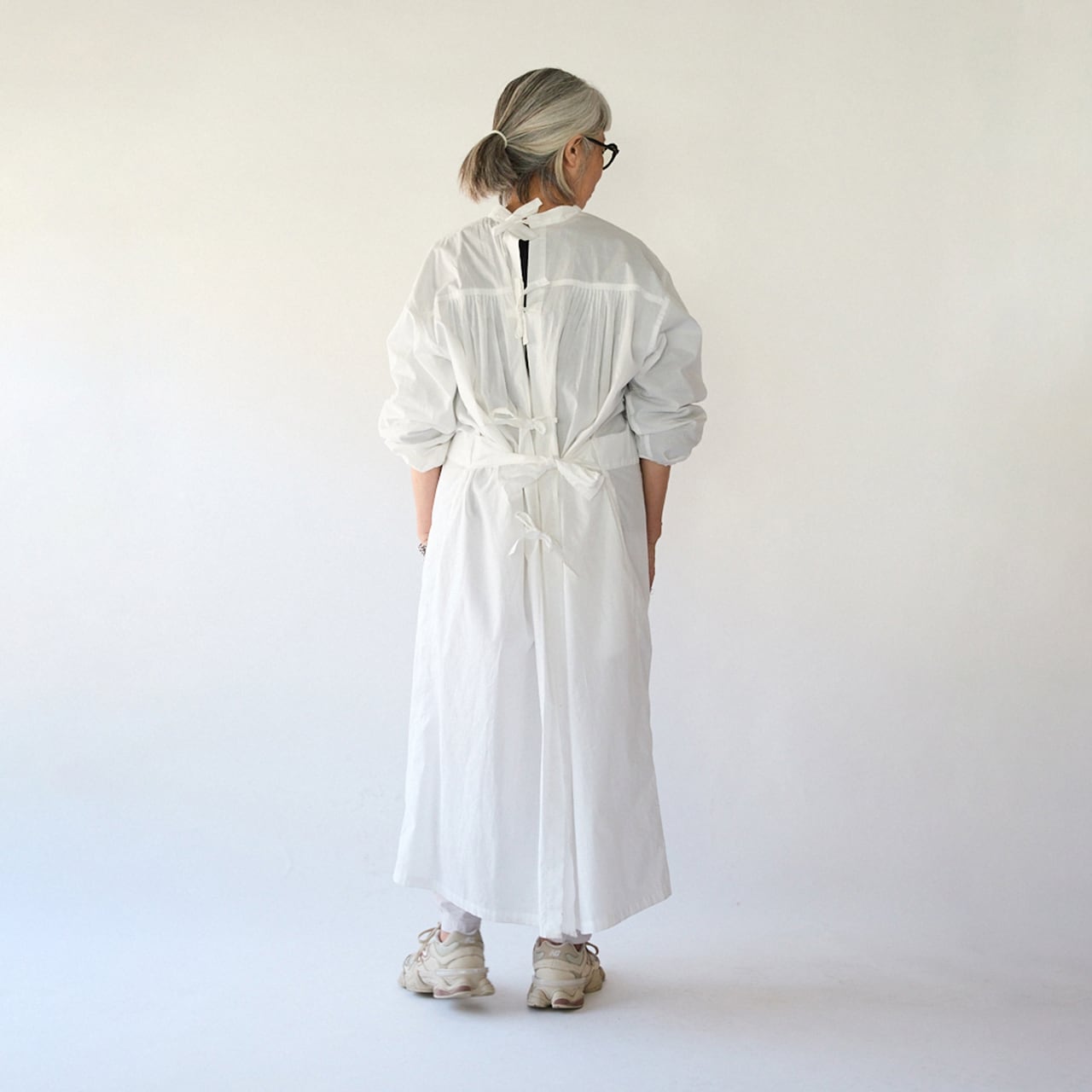 KAPPOU-GI (Ribbon type) / LIBERTY Solid (white) | エプロン商会