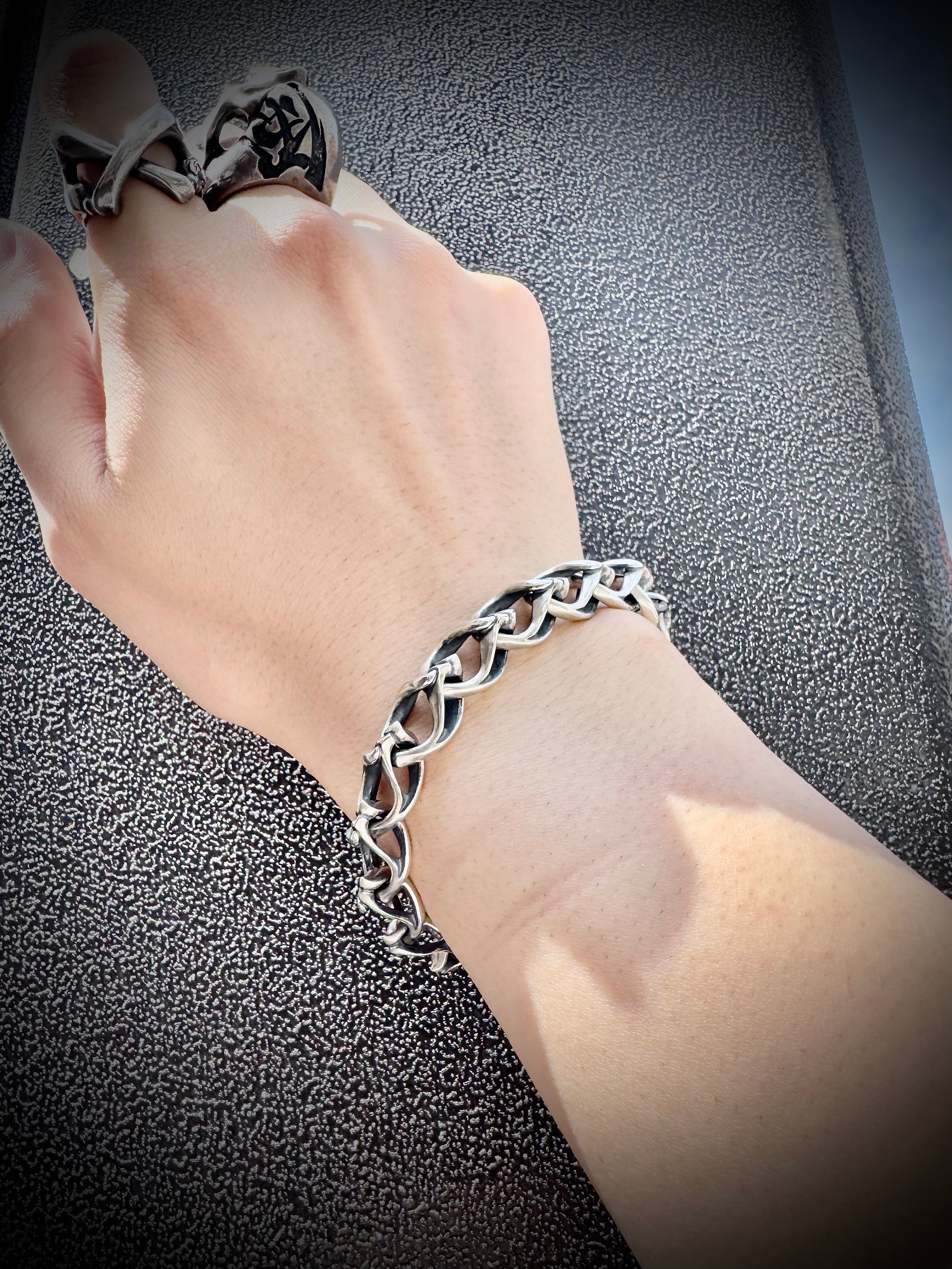 Rat Race】Chain of KAIKA Flare Bracelet S チェーンオブ怪火フレア