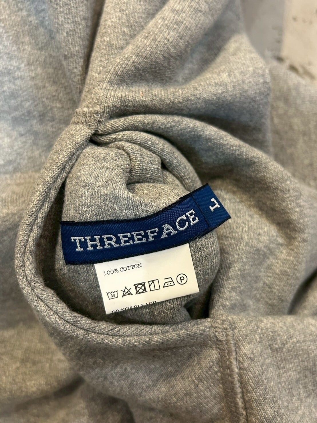 トップス THREEFACE DOUBLE FACE AFTER HOODIE THREEFACE AFTER HOODIE 