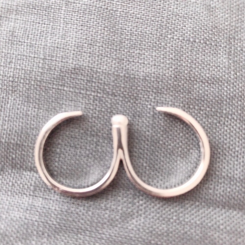 Pearl ring  PeR-1  silver