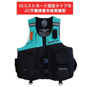 ベンチャー  ネオ  CGAベスト  (JA24218V-CGA)  - ティール