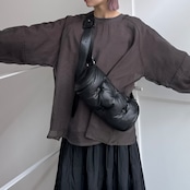 レイヤーオーガンジースウェットPO/チャコール