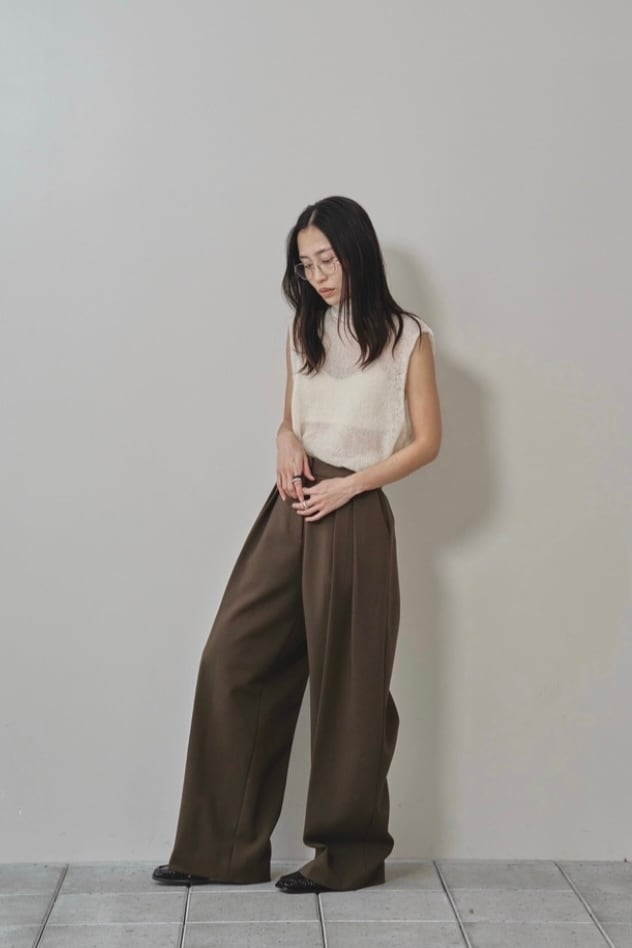 36 新品【TODAYFUL】Bonding Wide Trousers
