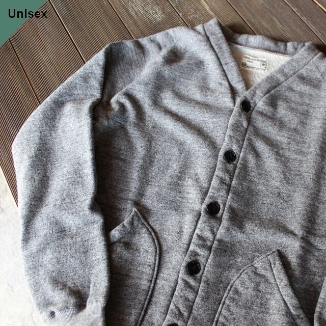 メンズ レディース Kepani ケパニ 裏毛vネックカーディガン Sunset グレー C Countly Online Store メンズ レディス ユニセックス通販