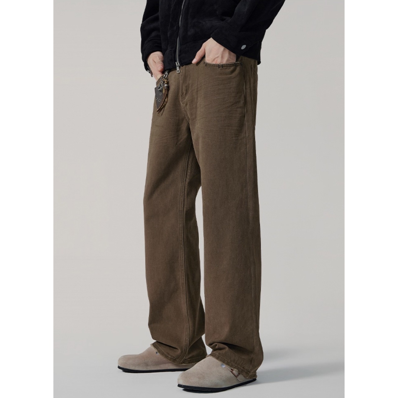 ストレートレッグ レトロパンツ af0428