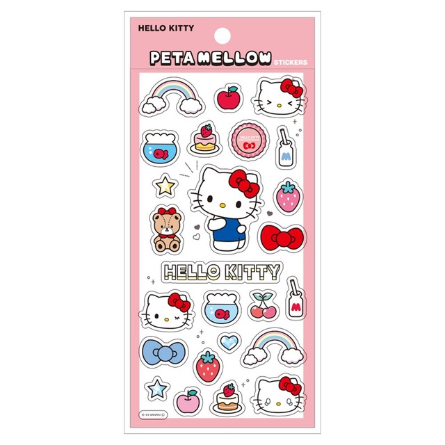 【ロット販売】【10入】サンリオペタメロウステッカーズペタペタステッカーズ/キティ(6018958)