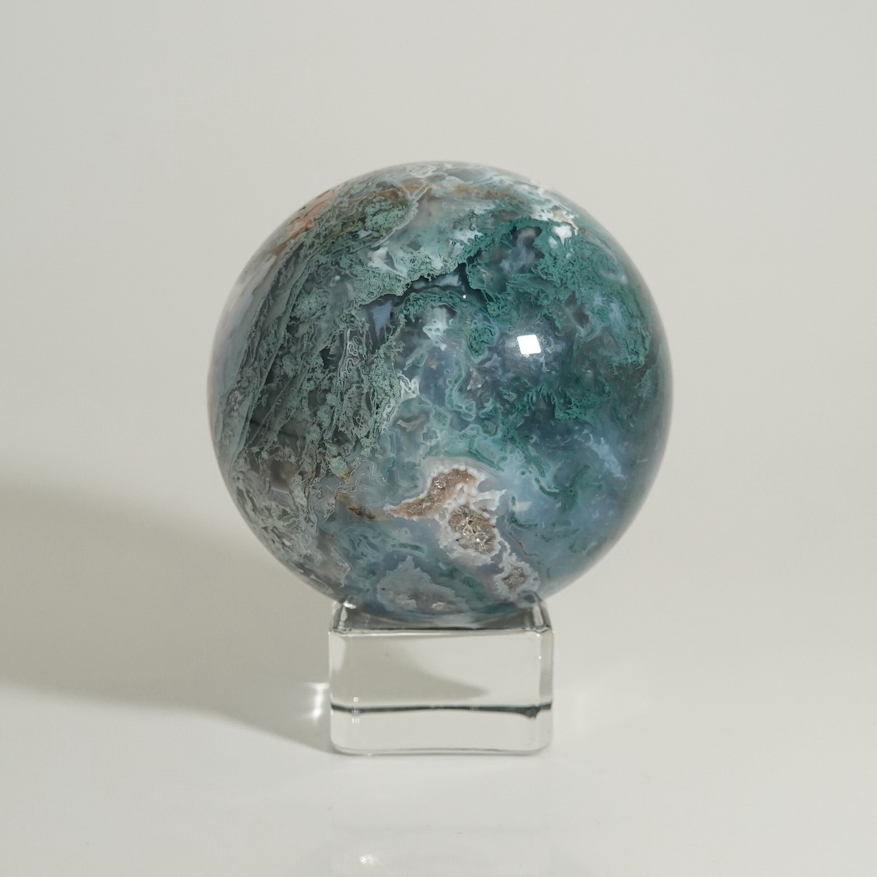 モスアゲート【φ7.2cm】/ スフィア