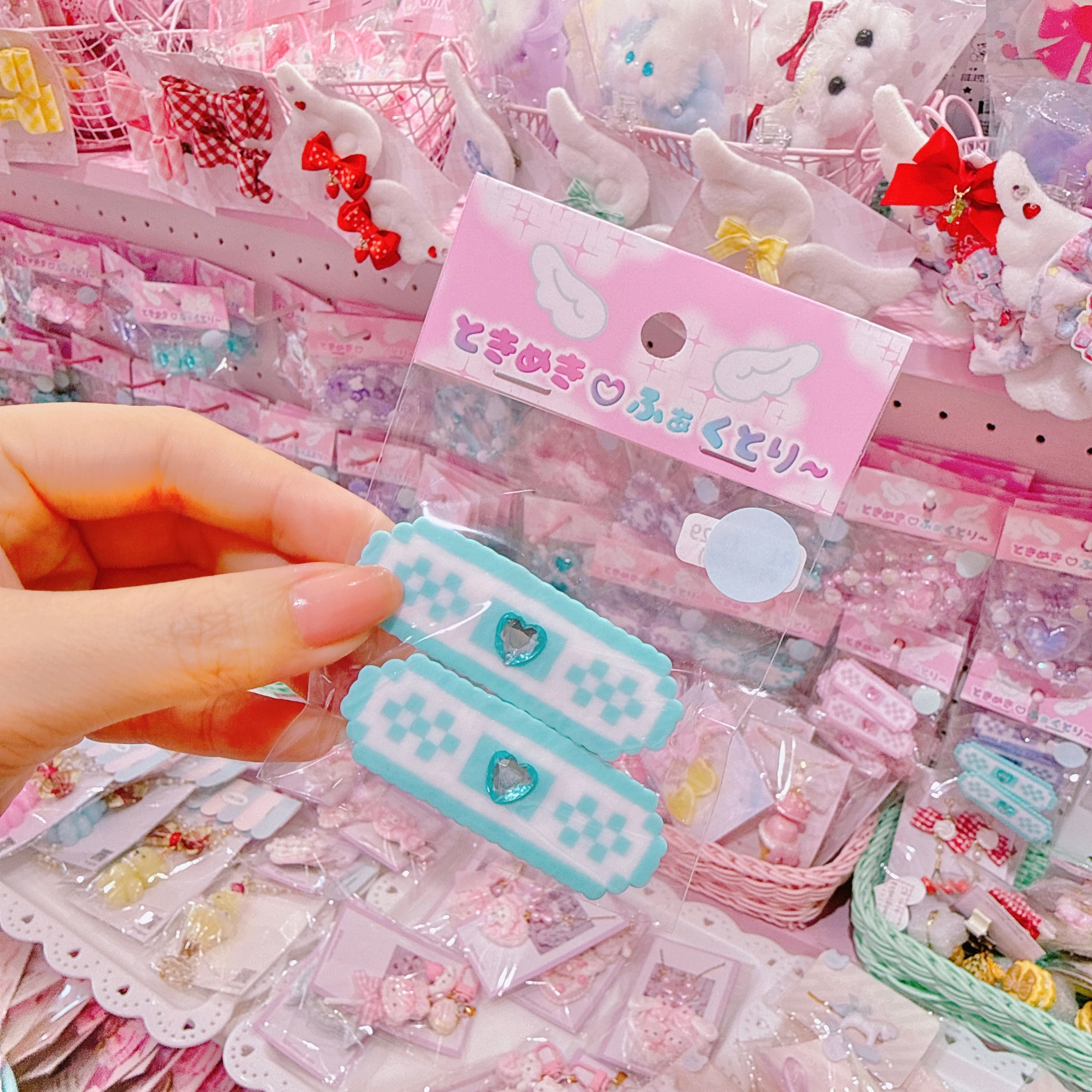 【R1】11-29シングルばんそうこうツインヘアクリップ