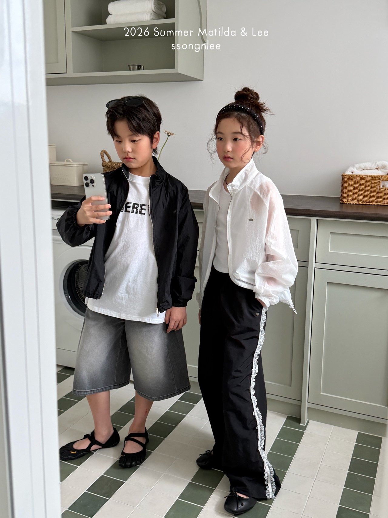 [Matilda&Lee] Lace School Pants (15/17/19) / [마틸다앤리] 레이스쿨팬츠 (15/17/19)