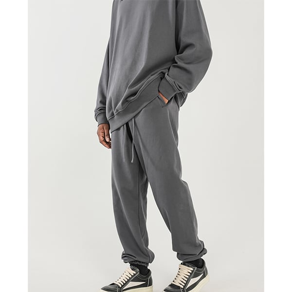 Wide silhouette sweat pants P043
