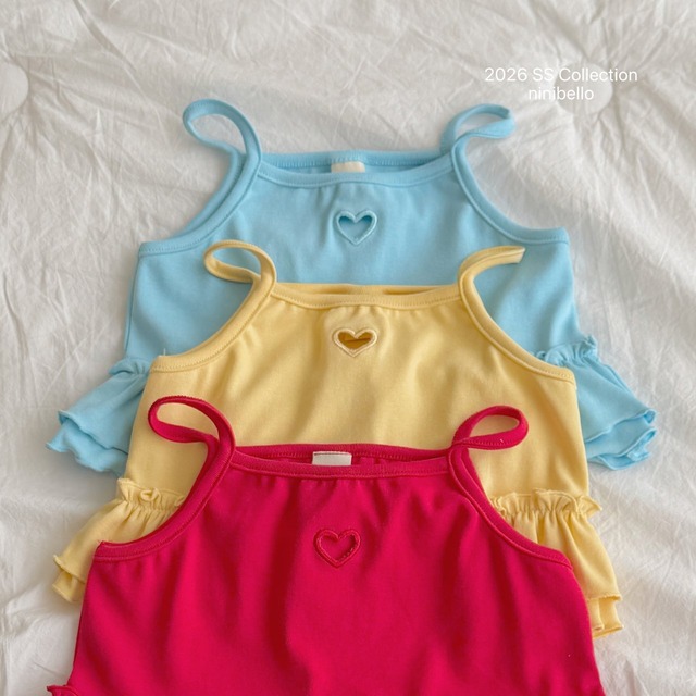 【6/18〆予約】<ninibello> Joy heart punching sleeveless