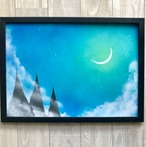 「月夜」 風景画
