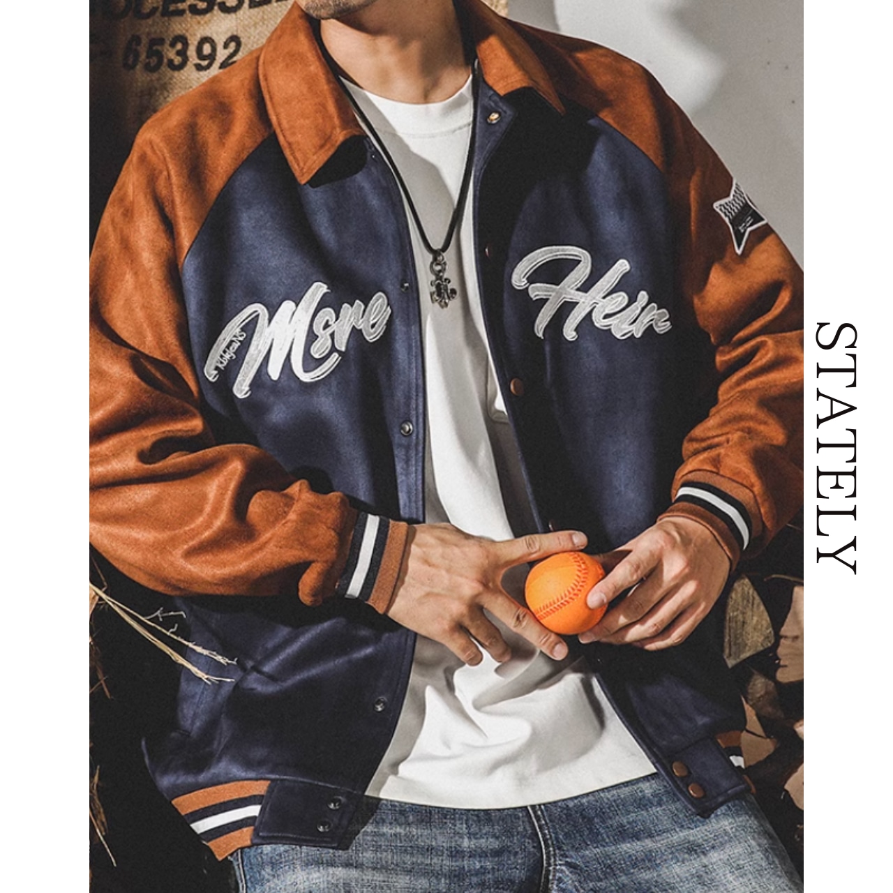 スエード ワッペン スタジャン/2color_O30・画像3