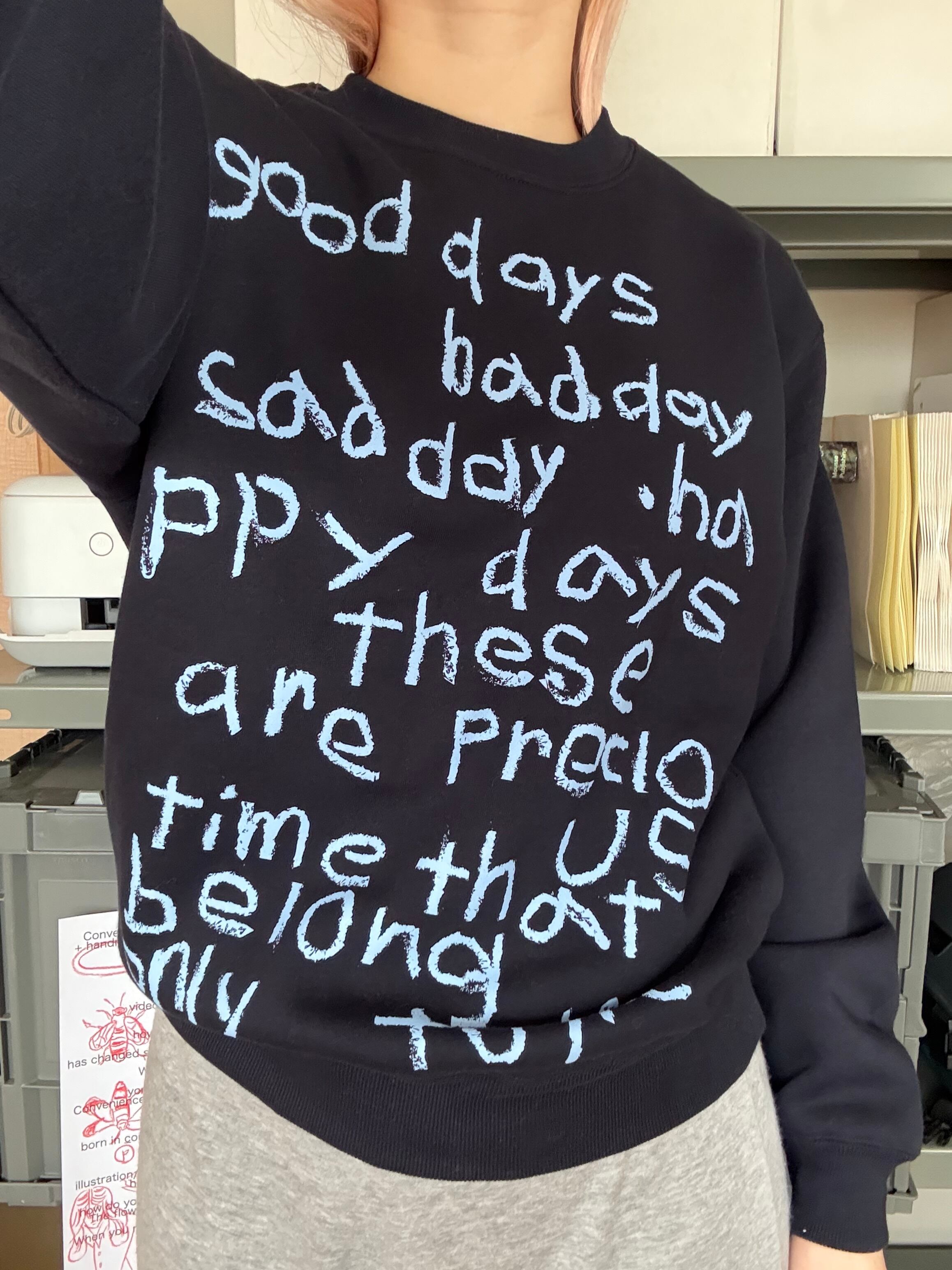 トップス CONVENIENCE YOUNG ECHOES OF MYDAYS SWEAT ECHOES OF MY DAYS SWEAT : NAVY | CONVENIENCE YOUNG