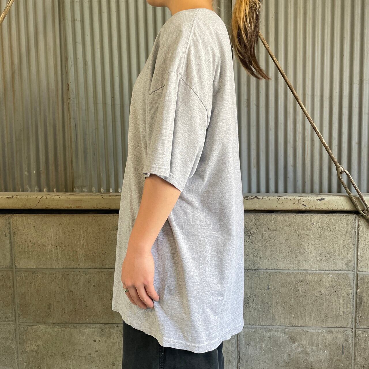 JIM BEAM 酒 企業ロゴ キッドロック プリントTシャツ メンズXL 古着 ビンテージ ヴィンテージ グレー アドバタイジング【Tシャツ】【FSS2308-50b】【CS2312-AL2】 | cave 古着屋【公式】古着通販サイト