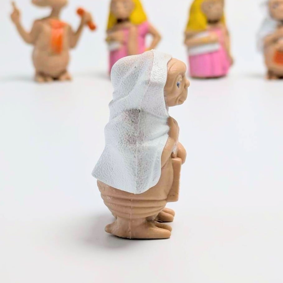 ☆ VINTAGE 1982☆【 E.T. ( イーティー ) 】【B】  PVCフィギュア / シーツ〚アメリカン雑貨 アメトイ〛