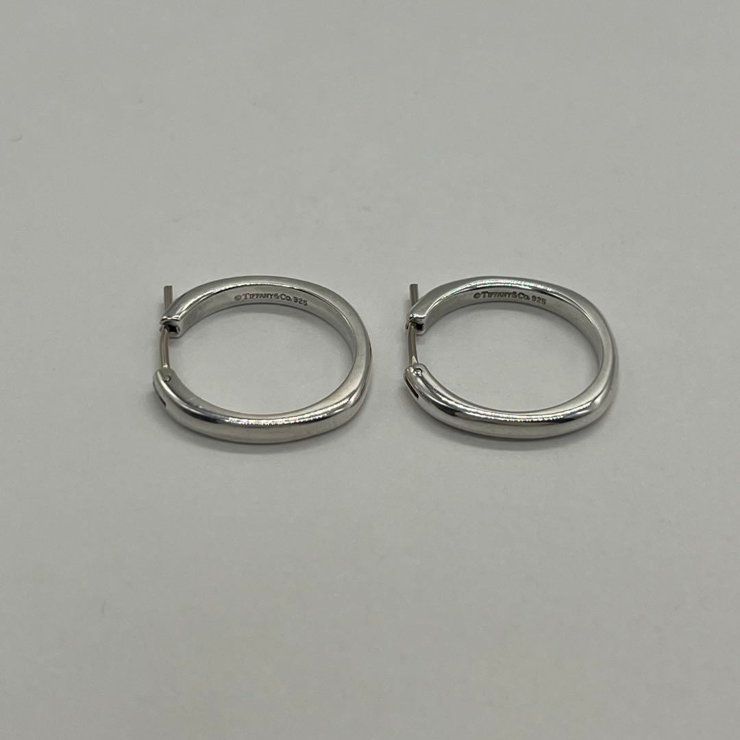 ティファニー TIFFANY クッション スクエア フープ ピアス SV925 ティファニー TIFFANY クッション スクエア フープ ピアス SV925