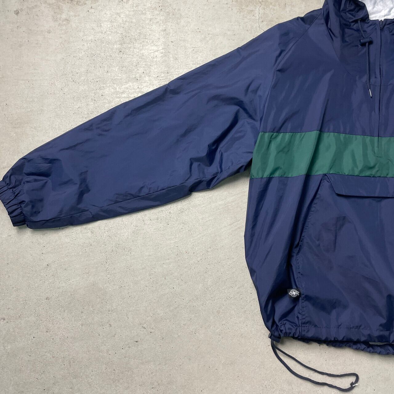 CHARLES RIVER アノラックパーカー 企業ロゴ メンズL-XL相当 古着