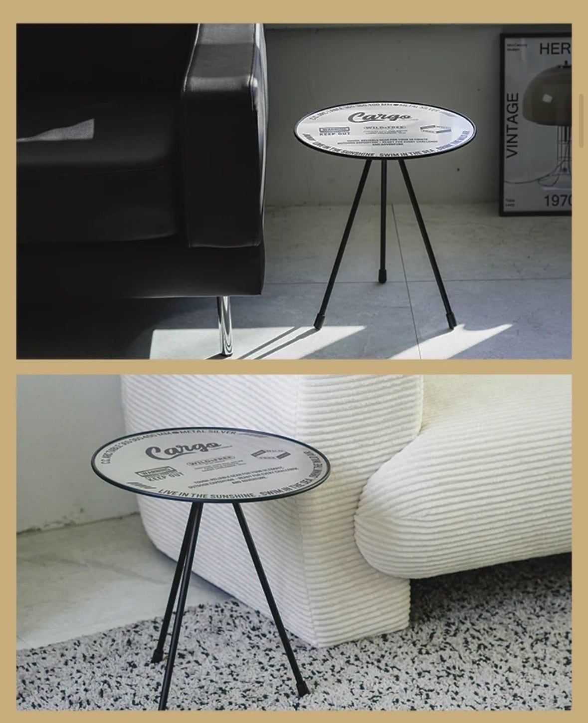 CARGO CONTAINER ARC TABLE | OLIVE OUTDOOR EQUIPMENT