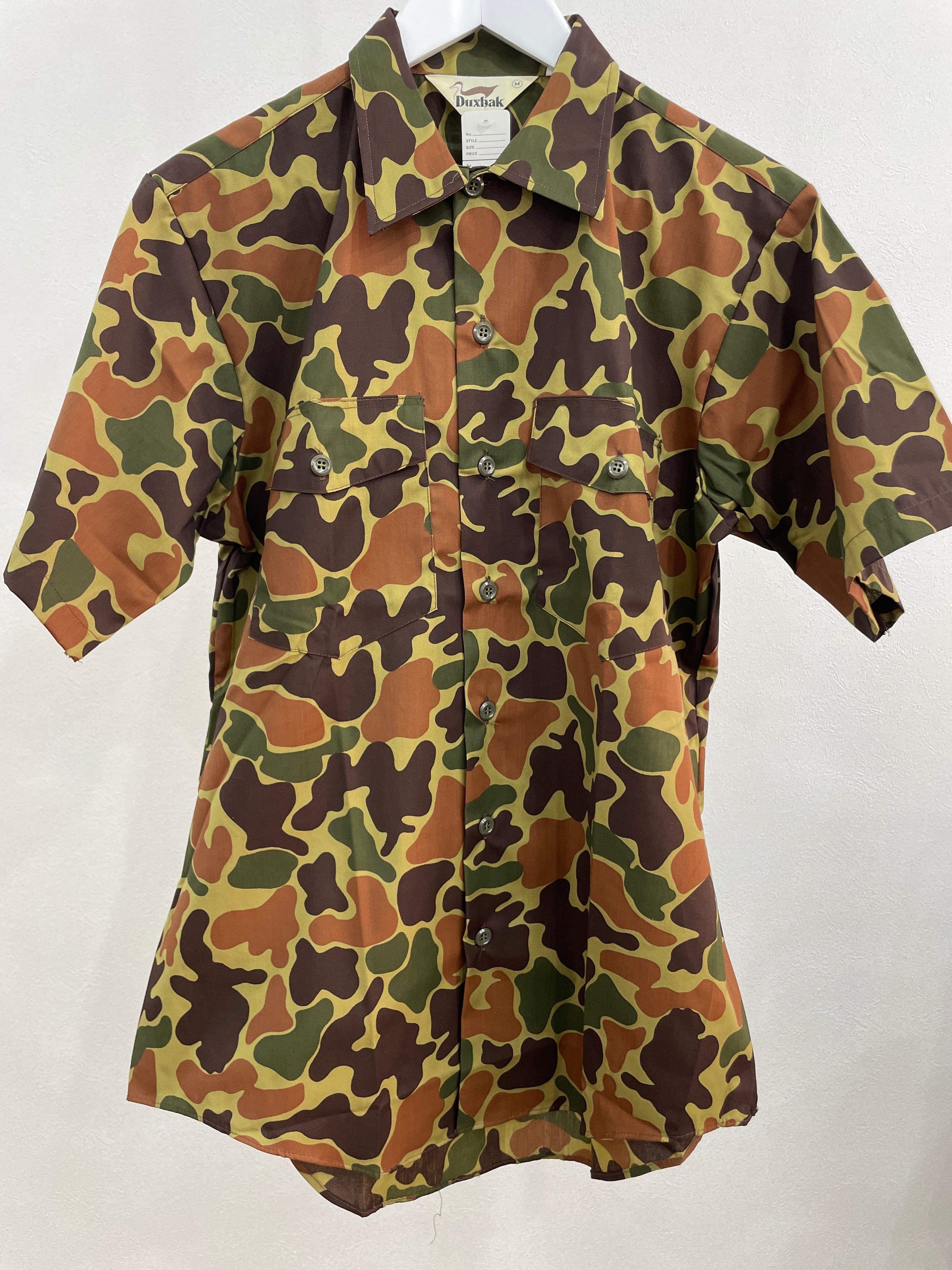 Duxbak ハンティングカモ 半袖シャツ size M dead stock