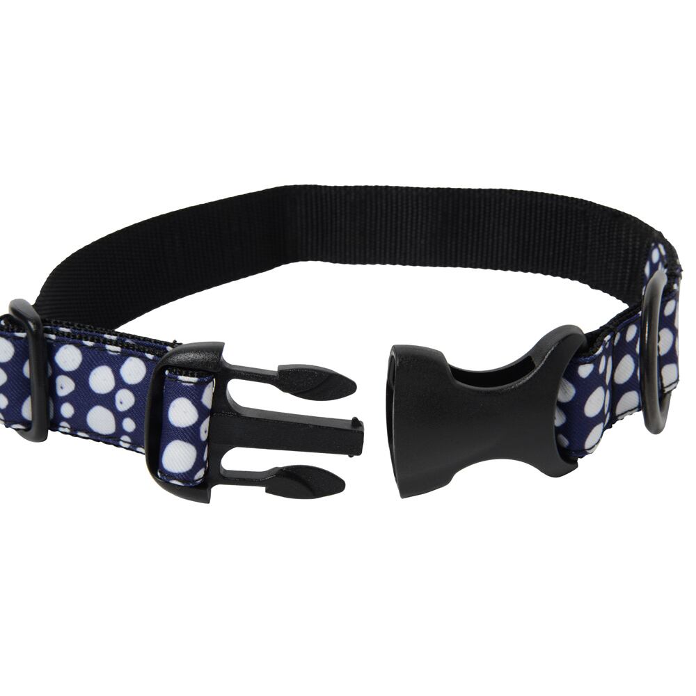 COLLAR PAW DOT【NAVY】犬用首輪 | SHIBE JAPAN（シベジャパン）